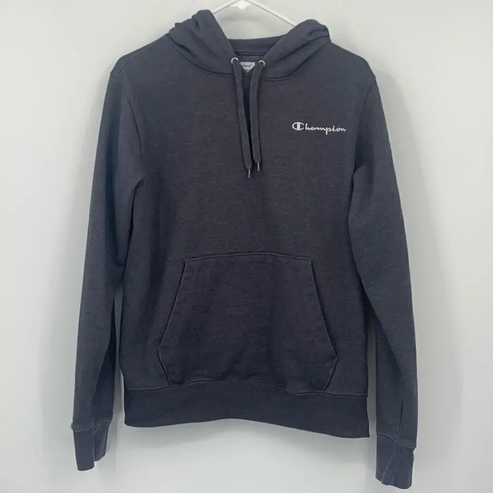 Champion Men's Classic Pullover Hoodie - Gray Size Small